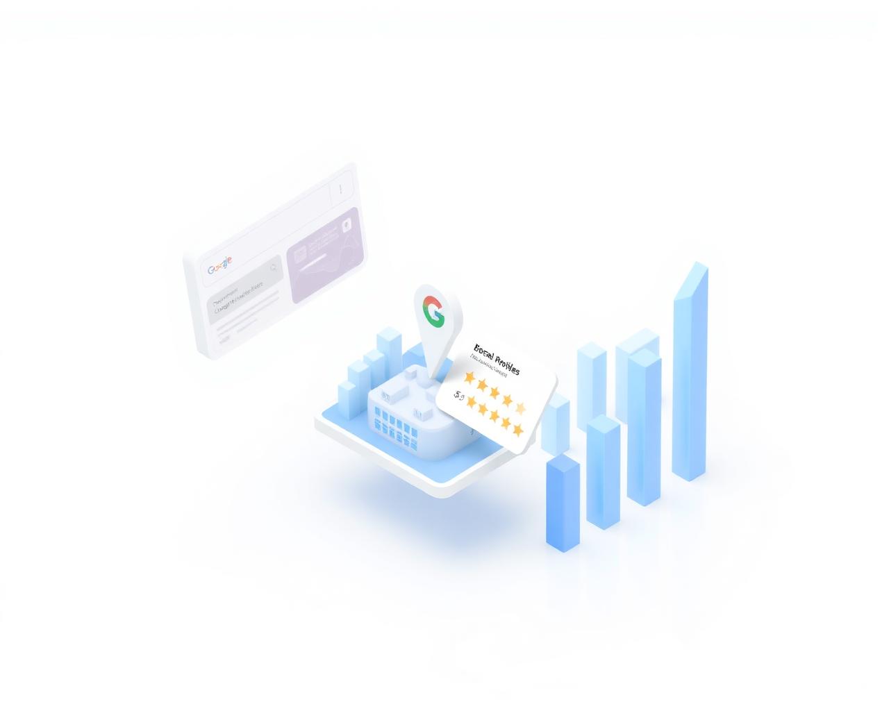Illustration visibilité Google et croissance locale pour entreprises wallonnes